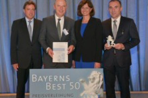 A la poursuite de la croissance : Tebis s'est vu décerné le titre Bavaria’s Best 50