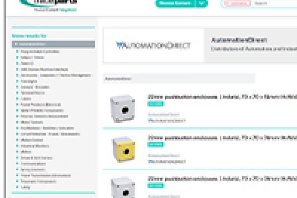 Les produits AutomationDirect disponibles sur la plateforme TraceParts