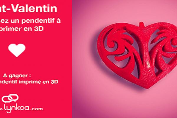 Challenge Saint-Valentin : modélisez un pendentif de collier à imprimer en 3D