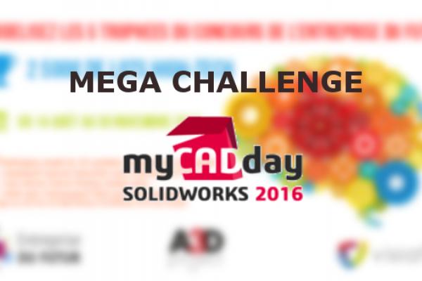 Mega challenge Visiativ : voici les gagnants du tirage au sort myCADday SolidWorks 2016