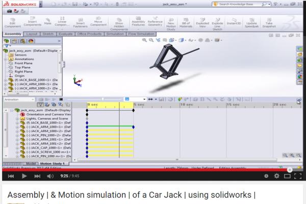 crick assemblage et simulation via motion