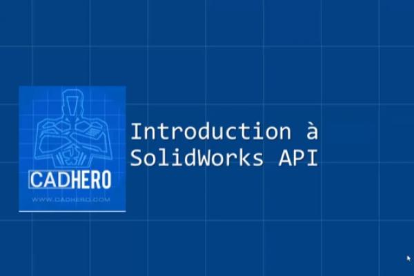 Introduction à la SolidWorks API